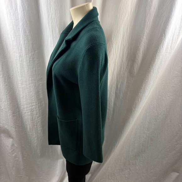 J. Crew Green Sophie Open-front Sweater-blazer S/M - Picture 4 of 8